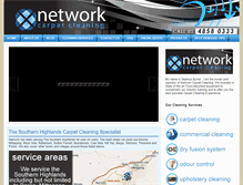 Tablet Screenshot of networkcarpetcleaning.com.au